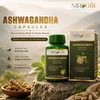 Nirogfit Ashwagandha Capsules (500 mg | 5% Withanolides)